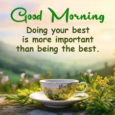 Good morning…